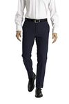 Calvin Klein Men's Skinny Fit Stretch Dress Pant, Navy, 32W x 30L