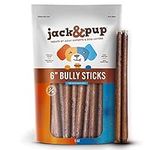 Jack&Pup 6" Bully Sticks Dog Chews 