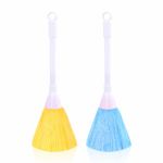 Dusting Brush Mini Static Dusters Soft Feather Fluffy Cleaner Wand Brushes For Cleaning Furniture Keyboard Computer Or Laptop Screen Supplies Home Accessories Assorted Colours (Pack of 2)