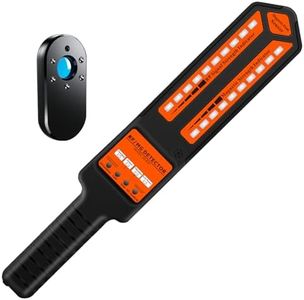 KEULGOUL Hidden Camera Detector & GPS Tracker Finder, RF Signal Scanner Anti-Spy Device with Magnetic Field Detection, Infrared Lens Finder & Stranger Intrusion Alarm, Portable Bug Sweeper