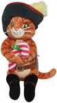 TY Beanie Baby - PUSS IN BOOTS the Cat (DVD Exclusive - Holding Candy Cane)