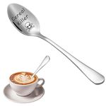 Funny Engraved Stainless Steel Spoon,Coffee Spoon Tea Spoon Dessert Spoon Gifts for Grandpa Grandma Dad Mom Birthday Christmas Valentine Gift (Cereal Killer)