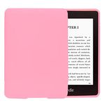 Youngme Case for All-New Kindle (11th Generation, 2022 Release) - Slim Fit TPU Gel Protective Cover Case for All-New Kindle E-Reader 6" (Pink)