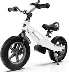 isinwheel 2-in-1 Electric Bike for Kids Ages 2-6, 150W/250W Electric Balance Bike with Swappable Battery, 12/14 inch Inflatable Tire and Adjustable Seat, Electric Motorcycle for Kids Boys & Girls