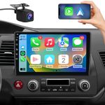 Car Stereo Radio Head Unit Andriod 13 for Honda Civic 2006-2011 with Wireless Apple Carplay Android Auto
