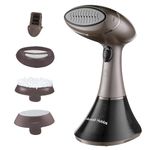 Russell Hobbs Steam Genie Handheld Clothes Steamer, No Ironing Board Needed, Ready to Use in 45s, Power Indicator, Auto-Off, 200ml Removable Water Tank, 3 Attachments, 6m Steam Time, 2000W, 28040