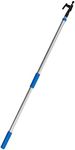 Star brite 040054 Telescopic Floating Extend-A-Brush Quick-Connect Handle with Boat Hook Attachment, 3'-6'