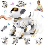 VATOS Remote Control Robot Dog Toy for Kids - Interactive Touch & Follow 17 Functions Robot Dog