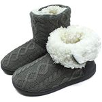 ONCAI Women's Slippers Comfort Knit Boots Winter Warm Outdoor Indoor Shoes