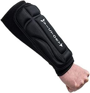 Martial Arts Forearm Armor Guards - MMA - Padded Arm Sleeves (Medium)