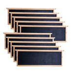 Medium Super Beehive Frames with Wax Foundations,10 Pack Honey Bee Frames with 100% Beeswax Coated Food Grade Foundation Sheets, 6-1/4-Inch (Black)