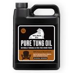 WALRUS OIL - 100% Pure Tung Oil, Wood Finish for Any Woodworking Project, Natural, Vegan, Food-Safe. 32oz Jug