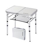 Folding Table With Adjustable Legs