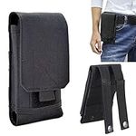 Universal Tactical Cell Phone Holsters Cell Phone Pouch Belt Holder EDC Security Pack Carry Accessory Kit Waist Bag Case Compatible with iPhone 12,12 Pro,11,11 Pro,13,13 Pro, XR X 6 7 8 Plus