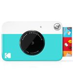 Kodak PRINTOMATIC Digital Instant Print Camera (Blue), Full Color Prints On Zink 2x3 Sticky-Backed Photo Paper - Print Memories Instantly