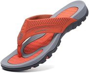 Pulltop Flip Flops for Men, Mens Thong Sandals Waterproof Shower Sandals Summer Outdoor Slippers Non Slip Beach Sandals for Men