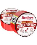 Redford Supply Co. 2 Pack - 4in x 14ft Pipe Insulation, HVAC Tape, Foam Pipe Insulation, Duct Insulation Wrap, Water Pipe Insulation, AC Insulation Foam, Insulation Tape for Air Conditioner