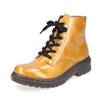 Rieker Women Boots 78240, Ladies Lace-up Boots,lace-up Boots,Half Boots,Lacing,Yellow (Gelb / 68),41 EU / 7.5 UK