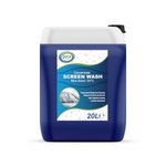 Jovs Screenwash 20 Litre - Concentrate & Effective to -24°C- Screen Wash for Cars, Windscreen - Car Screen Washer Fluid & Windscreen Cleaner.