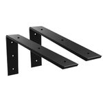 Countertop Support Bracket 2 Pack Heavy Duty Countertop Hidden Bracket 20" x 8" x 2 1/2" L Bracket Metal Corbels for Quartz/Granite/Wood/Concret/ Laminate Countertops