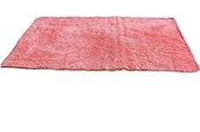 Tache 31 X 48 Solid Salmon Coral Pink Floor Thin All Area Bath Bathroom Rug Mat