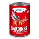Seahath Sardines in Tomato Sauce 155gm Pack of 12 Canned Sardine Balanced & Nutritious, Tomato Sauce, Whole Fish Ready to Eat