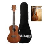 Kala Makala MK-C Concert Ukulele wwith Bajaao Concert Bag and E-Book