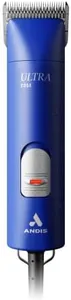 Andis 23320 Professional UltraEdge Super 2-Speed Detachable Blade Clipper – Rotary Motor with Shatter-Proof Housing, Runs Calm & Silent, 14-Inch Cord - for All Coats & Breeds - 120 Volts, Blue