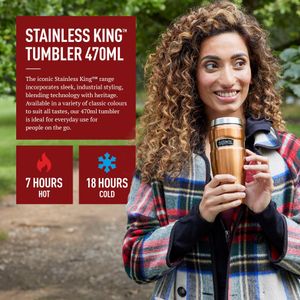 Thermos Stainless King Tumbler, 470ml – Red