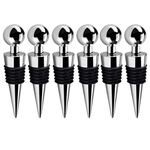 Bridge2shopping Stainless Steel wine bottle stopper PACK 6