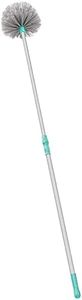 Spotzero by Milton Plastic Web Blaster Jala Cleaning Broom/Brush with Long Extendable Handle and Flexible bristles (Aqua Green)