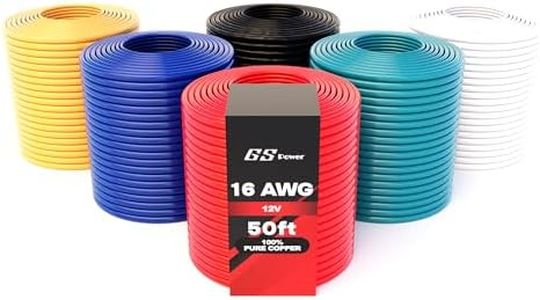 GS Power 16 Gauge OFC Copper Wire - 300ft Stranded Speaker Wire 16 AWG