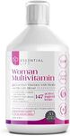 Essential Life Multivitamin Liquid for Women - Women's Vitamins and Minerals with 26 Essential Vitamins - Immune Boost Multivitamin Supplement for Women Containing Liquid Vitamin C, D, B12-500 mL