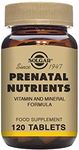 Solgar Prenatal Nutrients Tablets - Pack of 120 - For Daily Use - Support For Baby and Mother - Folic Acid, Calcium and Iron - Vegan and Gluten Free