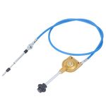 2m Throttle Cable, Excavator Throttle Cable, PU Stainless Steel Weather Resistant Manual Accelerator Cable for Excavator Mixer