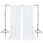 Hiasan White Backdrop Curtains for 