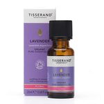 Tisserand Aromatherapy ,Lavender - Organic Essential Oil ,Massage Oil, Aromatherapy Oil , Skin Oil, Oil For Diffuser , 100% Natural Pure Essential Oils ,20ml