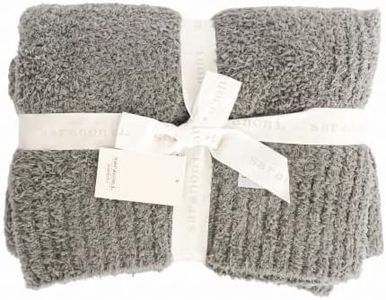 SARANONI Super Soft Comfy Bamboni Blanket for Kids and Teens 40" x 60" (Gray, 40" x 60")