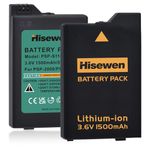 Hisewen 2 Pcs PSP 2000 Battery for Sony PSP 3000 / PSP Slim 2000 PSP-S110 Console, PSP-2001, PSP-3000, PSP-3001, PSP-3002, PSP-3004, PSP Slim Console