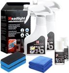 Automotive Headlamp Restoration Fluid Oxidized, 2025 Upgrade Headlight Restoration Kit, Multifunctional Headlight Cleaner for Cloudy Headlights, Headlight Repair Kit for All Vehicle Types