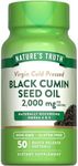 Black Cumin Seed Oil 2000 mg | 50 Softgel Capsules | Cold Pressed Pills | Non-GMO, Gluten Free | by Nature's Truth