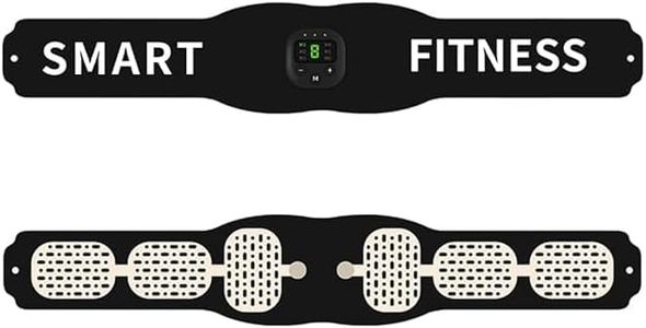 6 Modes EMS Muscle Stimulator, Abs Trainer Fitness Training Gear Weight Muscle Training, Ab Belt Toning Gym Workout Machine for Men & Women |Tummy Flatter, Weight Loss