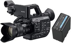 Sony PXW-FS5M2 4K XDCAM Compact Handheld Camcorder with Super 35 CMOS Sensor and 18-105mm f/4 G OSS E-Mount Zoom Lens BPU60 Rechargeable Lithium-ion 56Wh Battery Pack