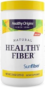 Healthy Origins, Natural Healthy Fiber, Fibres de Gomme de Guar, 226g Poudre végétalienne, Végétarien, Sans Soja, Sans Gluten, Sans OGM