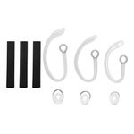 SG Store 3 Sets Earbuds Eargels Spare Kit Silicone Ear Tip Ear Hook Loop Tube Foam Sleeve Compatible with Plantronics CS540 Savi W440 W740 Headsets Accessories