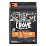 CRAVE Grain Free High Protein Adult Dry Dog Food, Chicken, 12 lb. Bag
