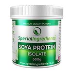 SOYA Protein Isolate Powder 500g Vegan, Non-GMO, Gluten Free, Lactose Free, Plant Based - Recyclable Container