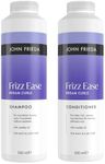 John Frieda Dream Curls Shampoo & Conditioner 500ml x2. Curl Shampoo and Conditioner Duo with Frizz Ease Care for Wavy Hair and Soft Definition