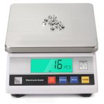 CGOLDENWALL High Precision Digital Accurate Analytical Electronic Balance Laboratory Weighing Industrial Scale with Counting Function Lab Scale CE 0.1g (10kg, 0.1g)