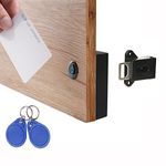 WOOCH RFID Locks for Cabinets Hidden DIY Lock - Electronic Cabinet Lock with USB Cable for Wooden Cabinet Drawer Locker Cupboard Gun Box (1 Pack)